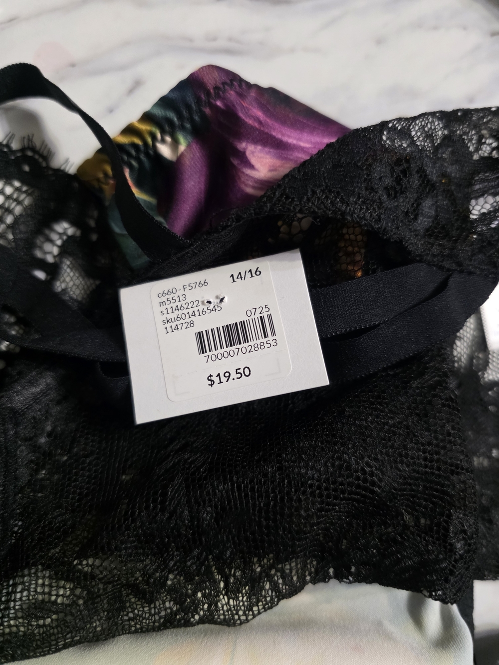 New CACIQUE Floral Lace Underwire Bra & Bikini Set Green BRA 38DD Panty 14/16 - Picture 12 of 13